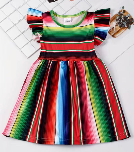 Mexican dress for toddlers and big kids