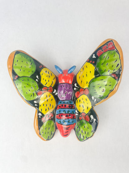 Talavera Butterfly Mexican Wall Art Set