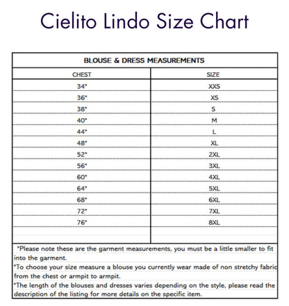 Mexican Tehuacan Dress with Lace Black - Vestido Negro