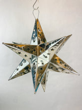 Load image into Gallery viewer, Mexican Tin Star ONLY Moravian Star Tin Punched Star Hanging Star
