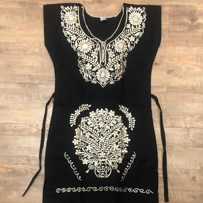 Clara Embroidered Mini Dress - Vestido Bordado Mini