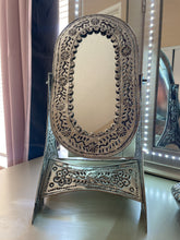 Load image into Gallery viewer, Mexican Tin Punched 15 Inch Vanity Mirror
