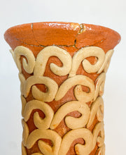 Load image into Gallery viewer, Oaxaca Large Clay Vase DISCOUNTED Florero Bordado En Barro

