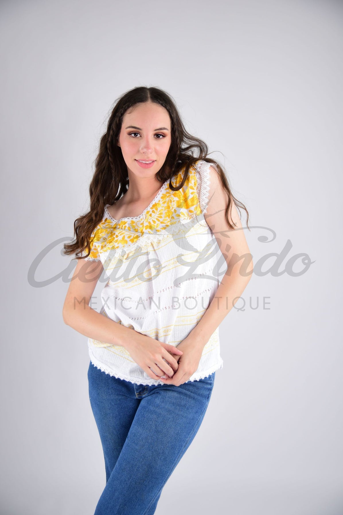 Oaxaca Paloma White Blouse - Blusa Blanca Oaxaca