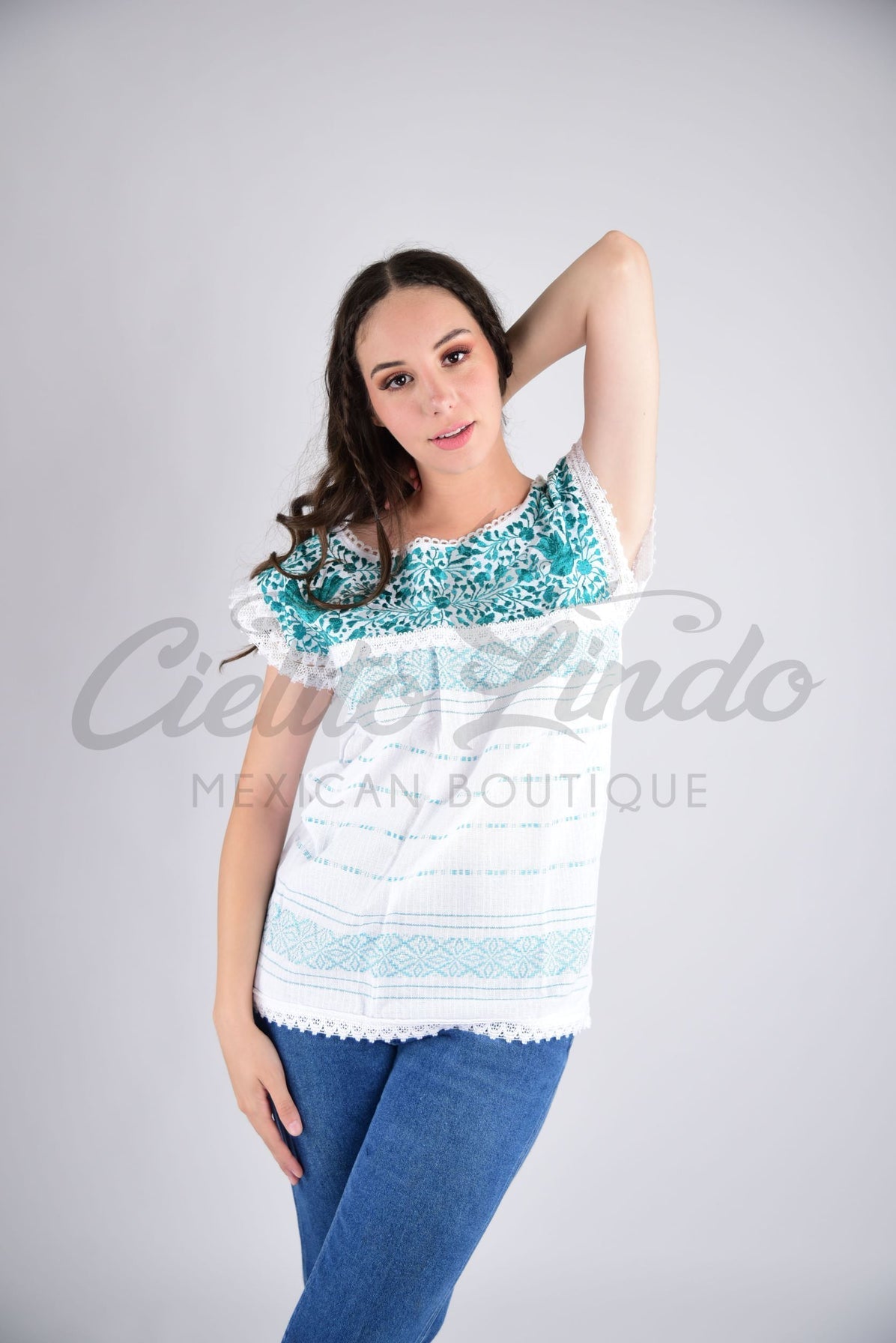 Oaxaca Paloma White Blouse - Blusa Blanca Oaxaca