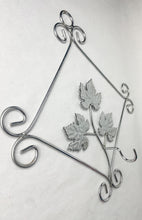 Load image into Gallery viewer, Mexican Glass Heart With Wall Metal Mount Cabo Hearts Blown Glass Hearts
