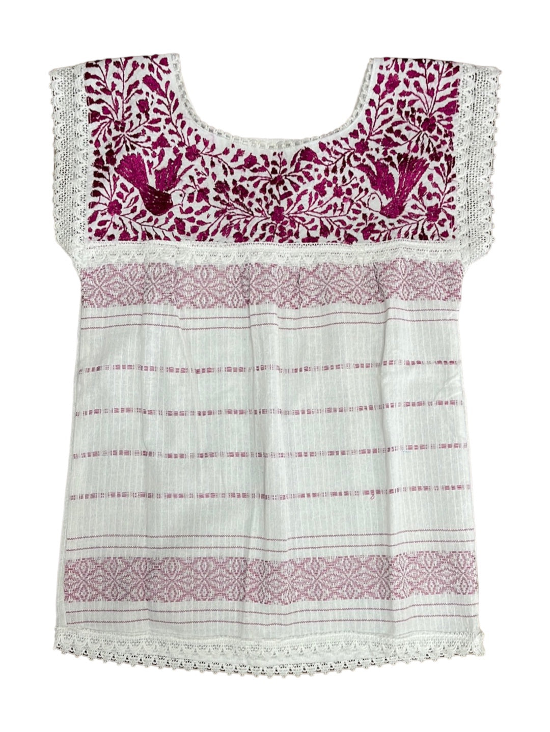 Oaxaca Paloma White Blouse - Blusa Blanca Oaxaca