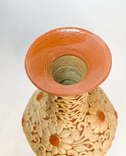 Load image into Gallery viewer, Oaxaca Large Clay Vase DISCOUNTED Florero Bordado En Barro
