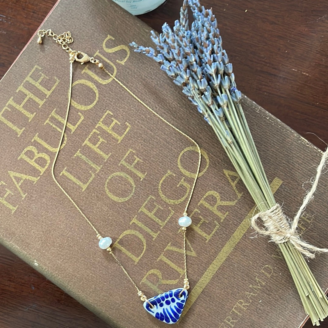 Talavera Necklace gika collection “Chalco”