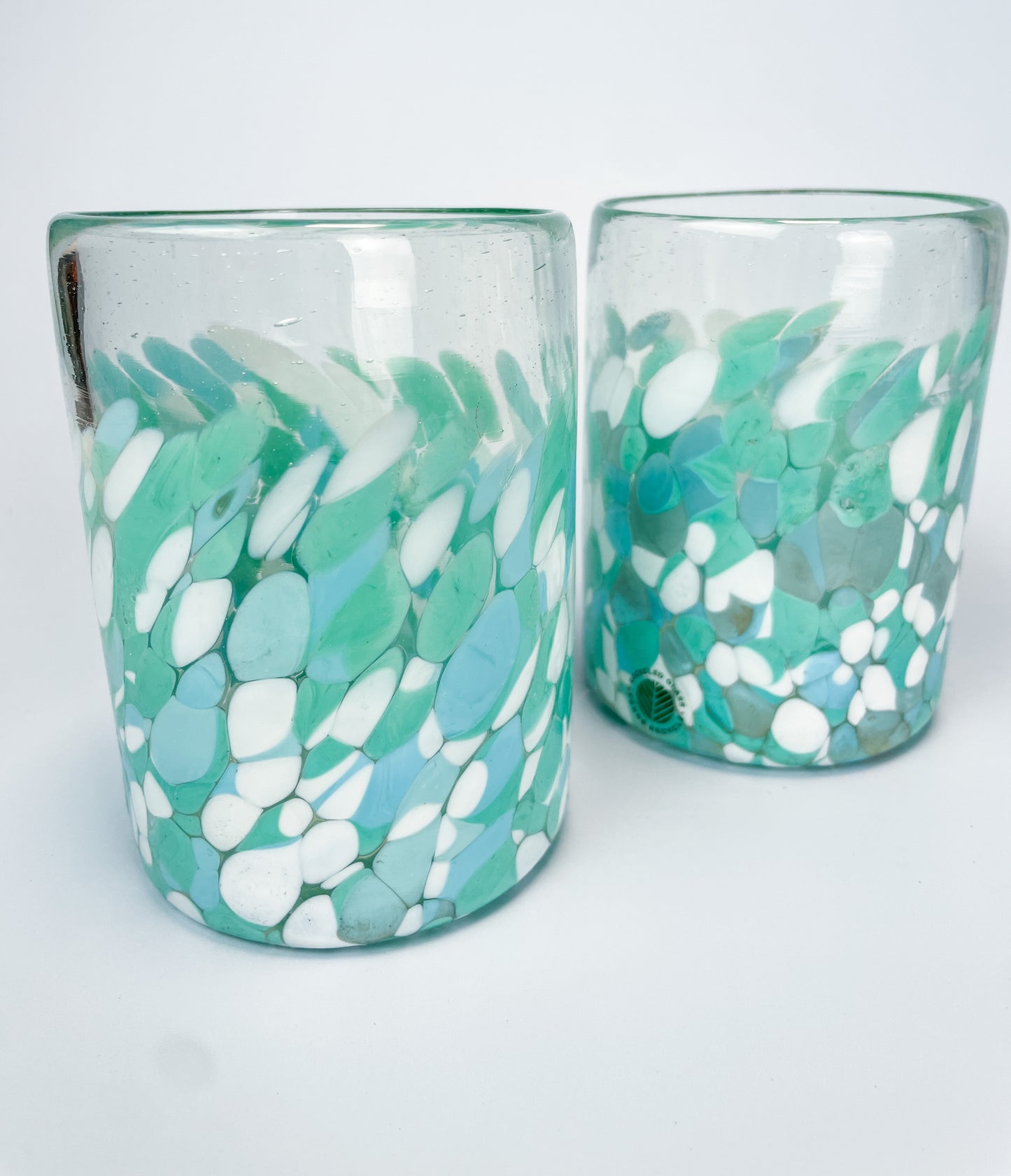 Mexican Glass Tumblers Cabo Glass 2pc Set