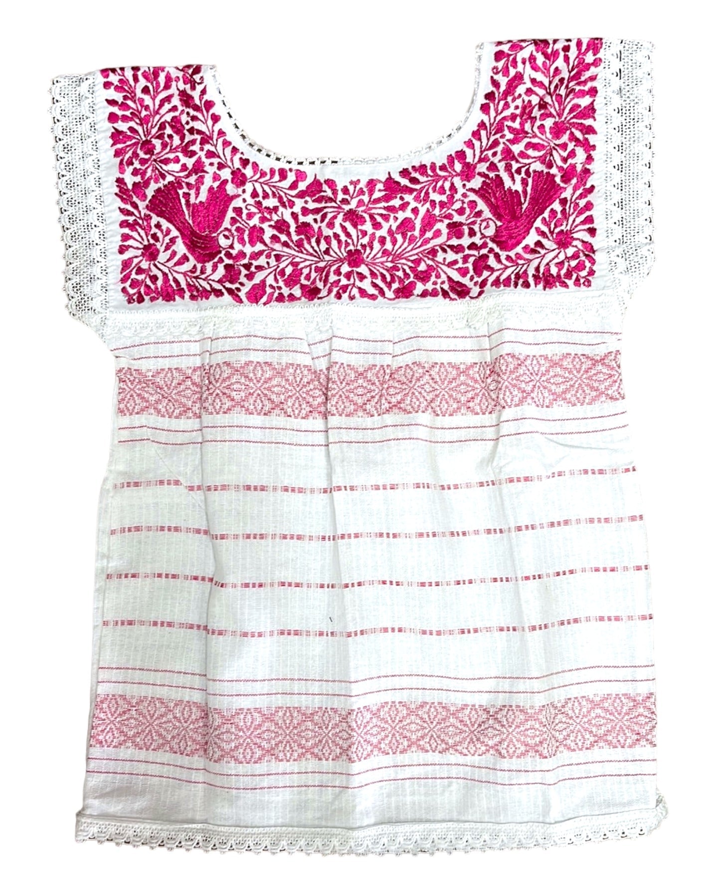 Oaxaca Paloma White Blouse - Blusa Blanca Oaxaca