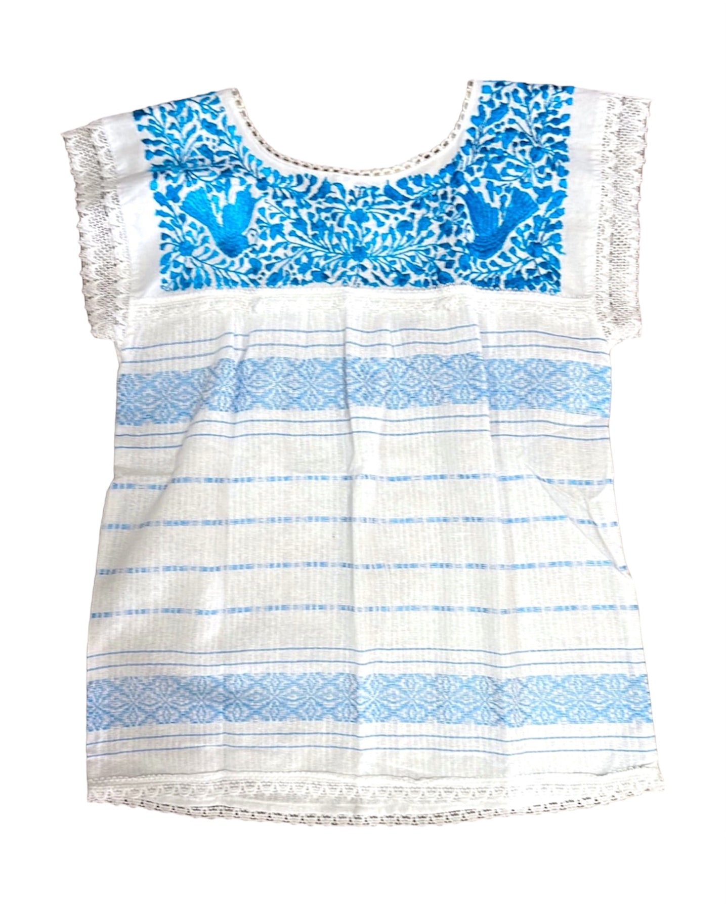 Oaxaca Paloma White Blouse - Blusa Blanca Oaxaca