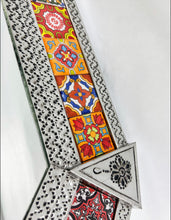 Load image into Gallery viewer, Mexican Punched Tin Mirror 31 INCHES Talavera Tiles Mexican Tiles Mirror
