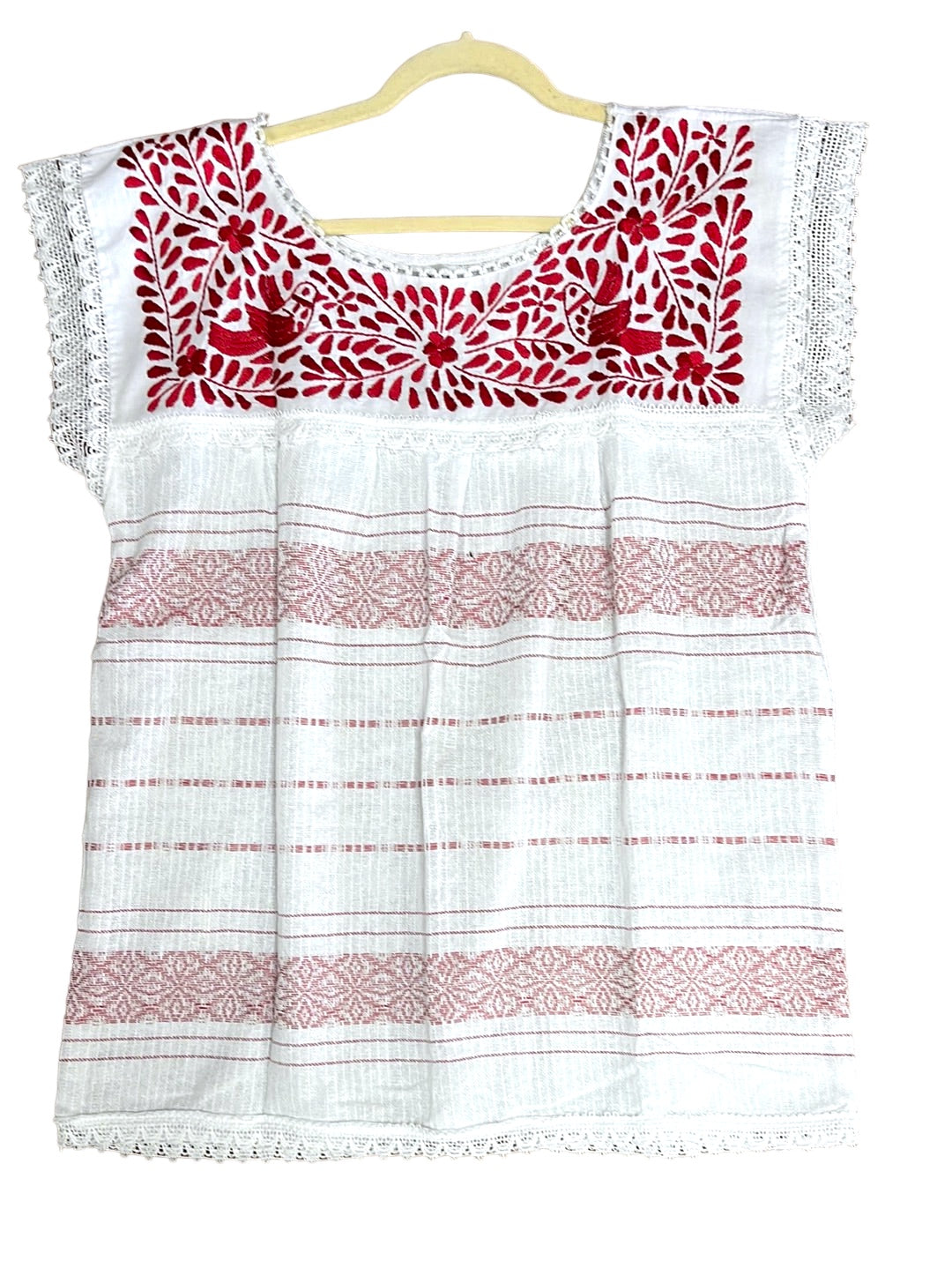 Oaxaca Paloma White Blouse - Blusa Blanca Oaxaca