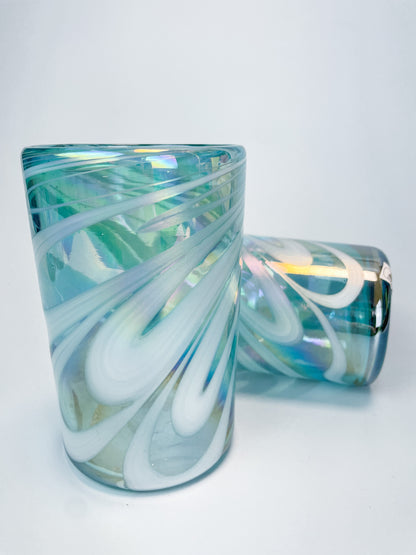 Mexican Glass Tumblers Cabo Glass 2pc Set