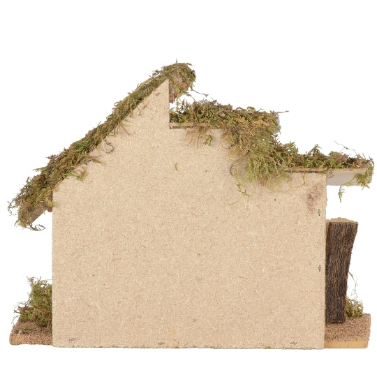 Rustic Fontanini Nativity Stable – 5 Inch Scale
