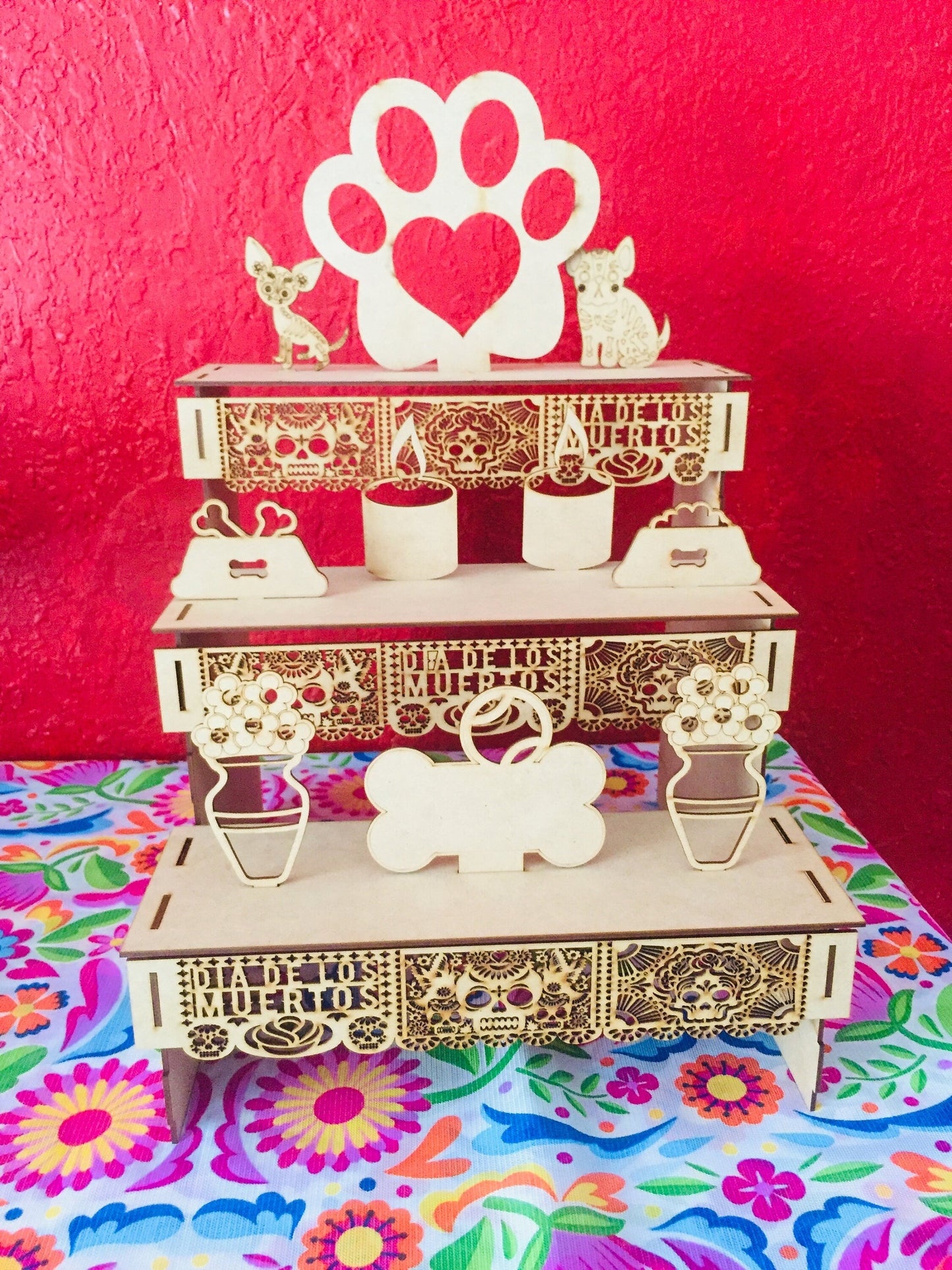 Dia de Muertos Pet Altar Memorial Pet
