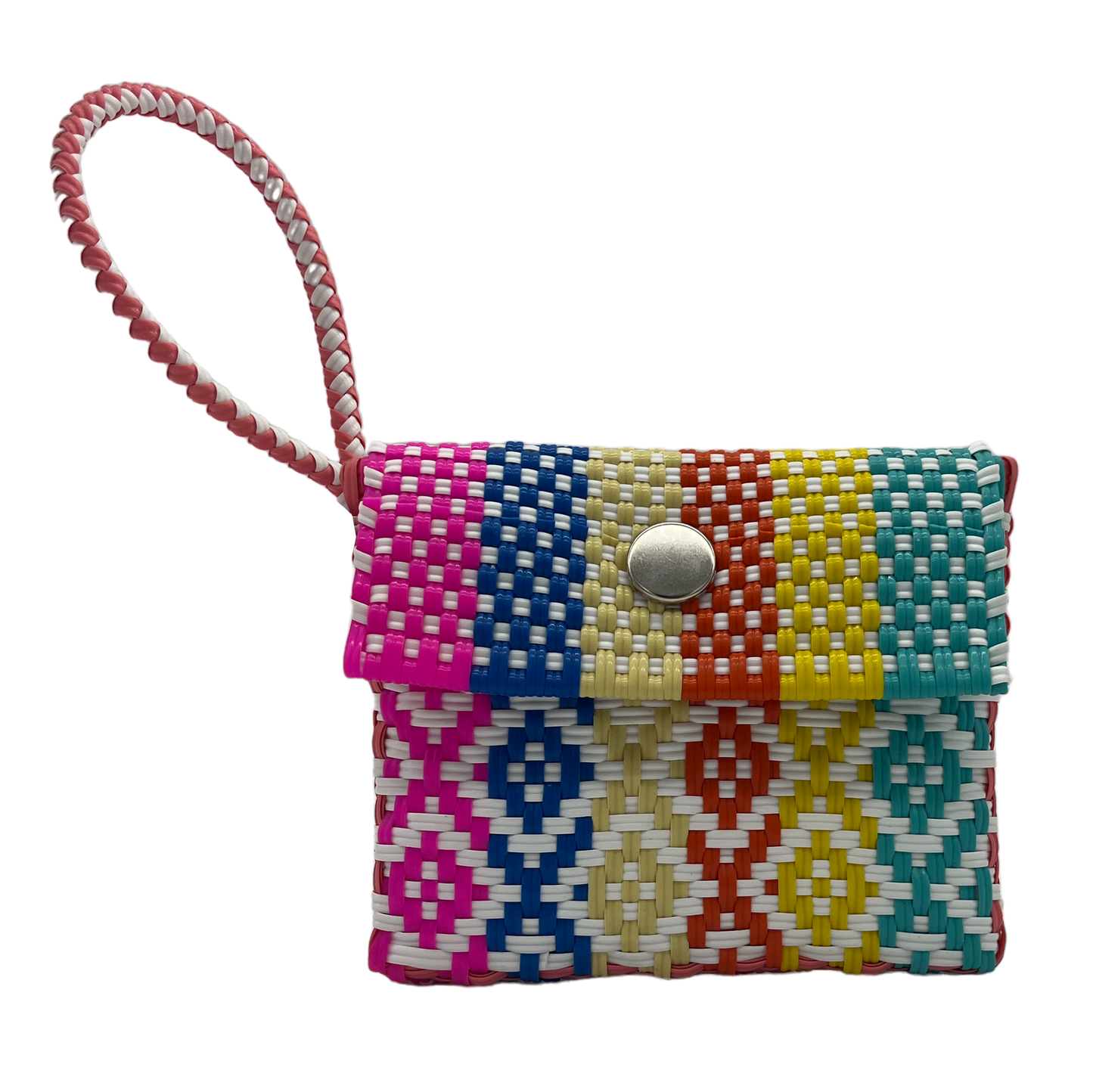 Handwoven Recycled Plastic Wristlet