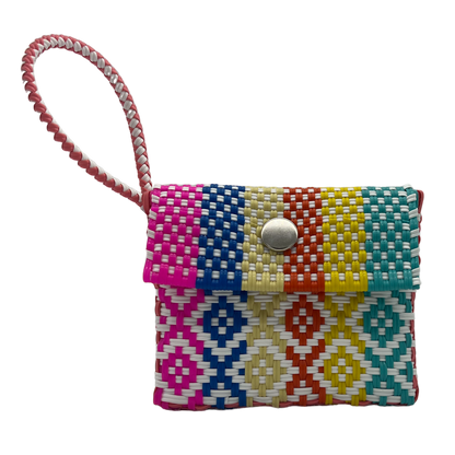 Handwoven Recycled Plastic Wristlet