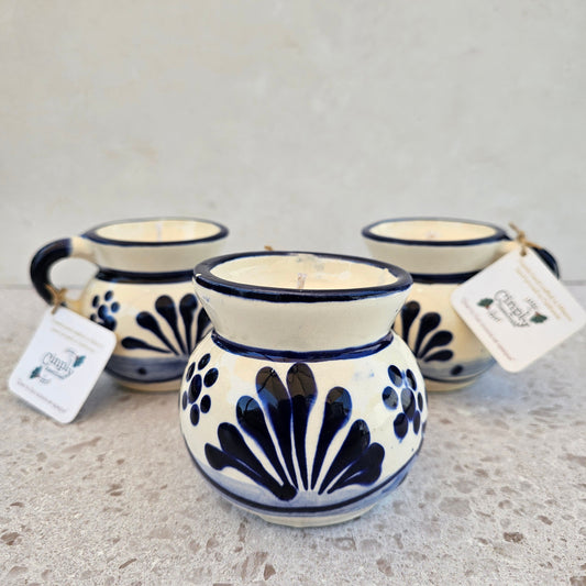 Blue Talavera Taza