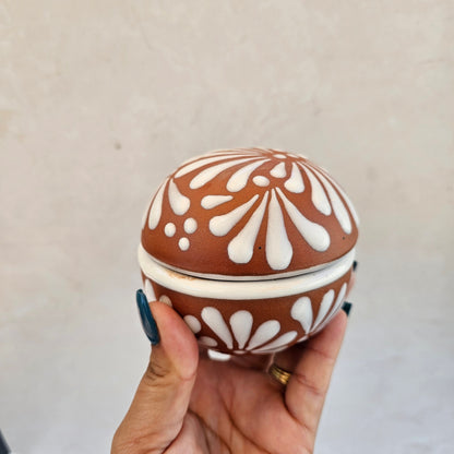 Mexican Candle Handmade Jewelry Box Alhajero Joyero