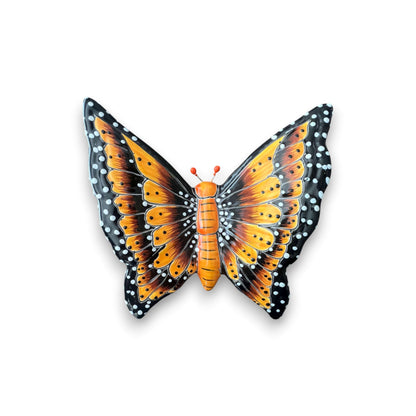 Set of 3 Talavera Butterfly Wall Hangings | Handmade Ceramic Decor