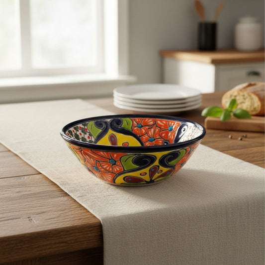 7.5" Talavera Soup Bowl | Handmade Mexican Dinnerware