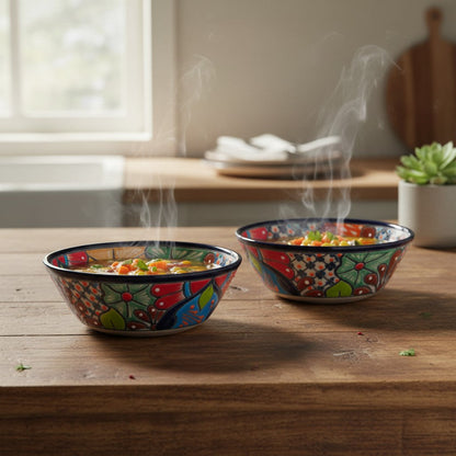 7.5" Talavera Soup Bowl | Handmade Mexican Dinnerware
