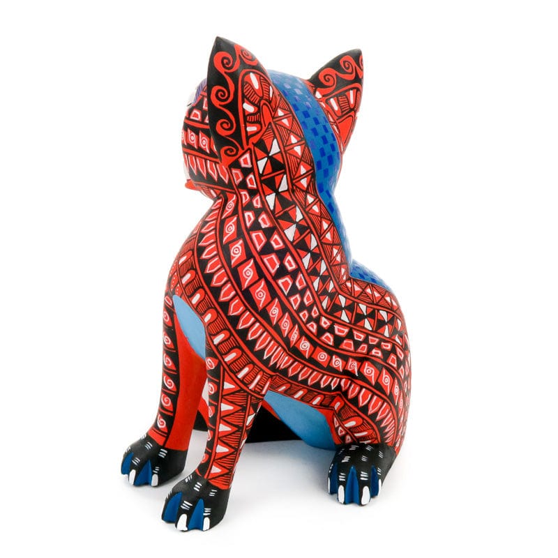 Fierce Jaguar - Oaxacan Alebrije Wood Carving