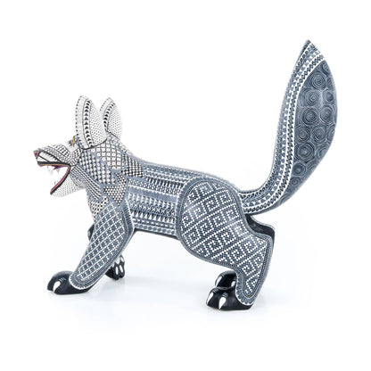Fierce Wolf - Oaxacan Alebrije Wood Carving