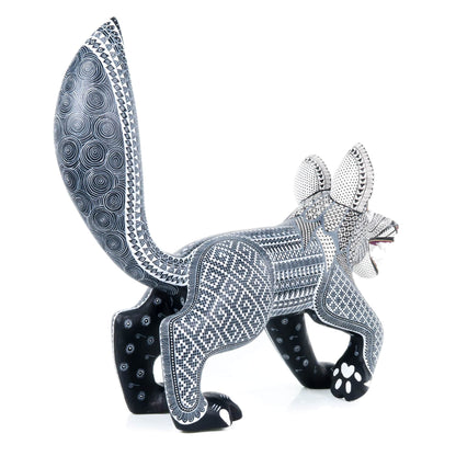 Fierce Wolf - Oaxacan Alebrije Wood Carving