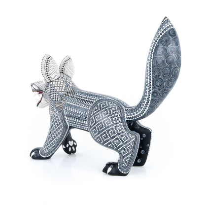 Fierce Wolf - Oaxacan Alebrije Wood Carving
