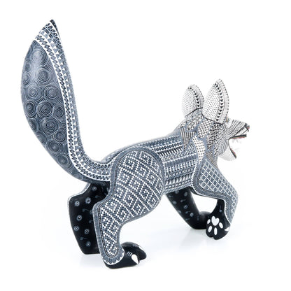 Fierce Wolf - Oaxacan Alebrije Wood Carving