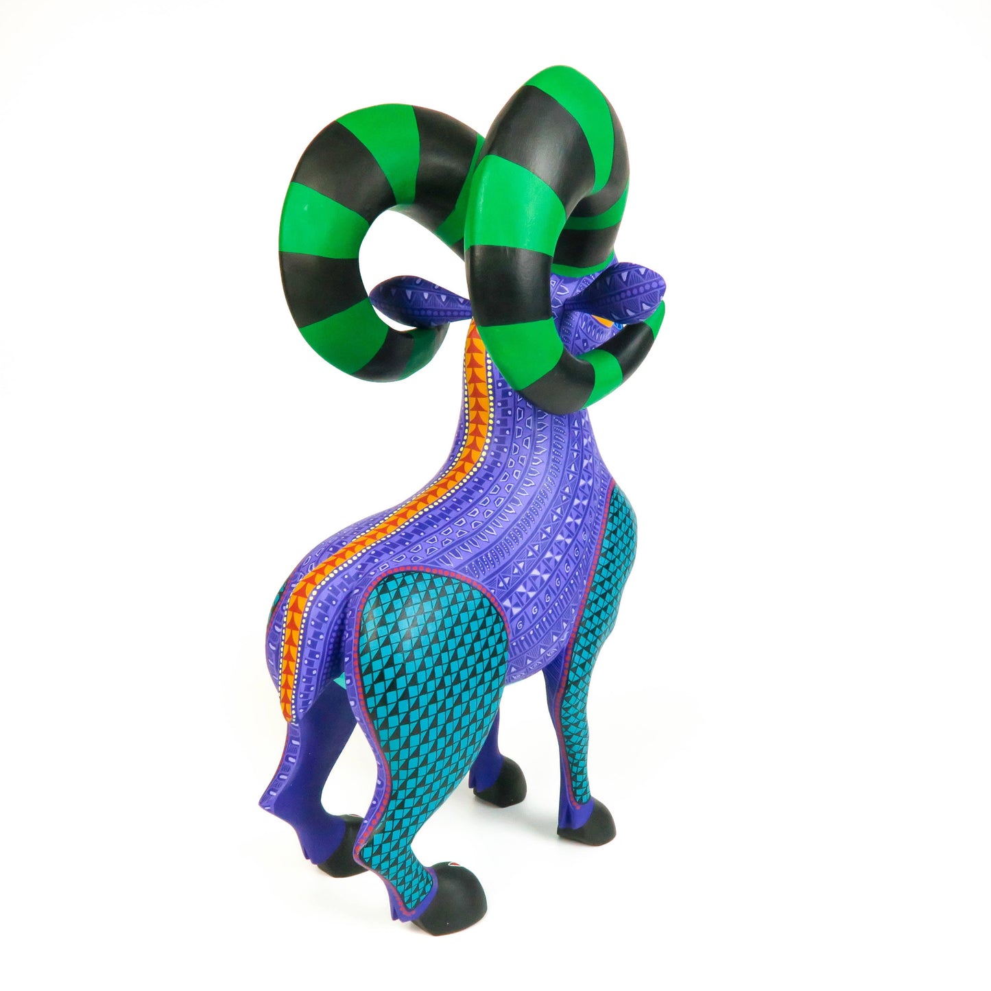 Large Beautiful Ram - Oaxacan Alebrije Wood Carving