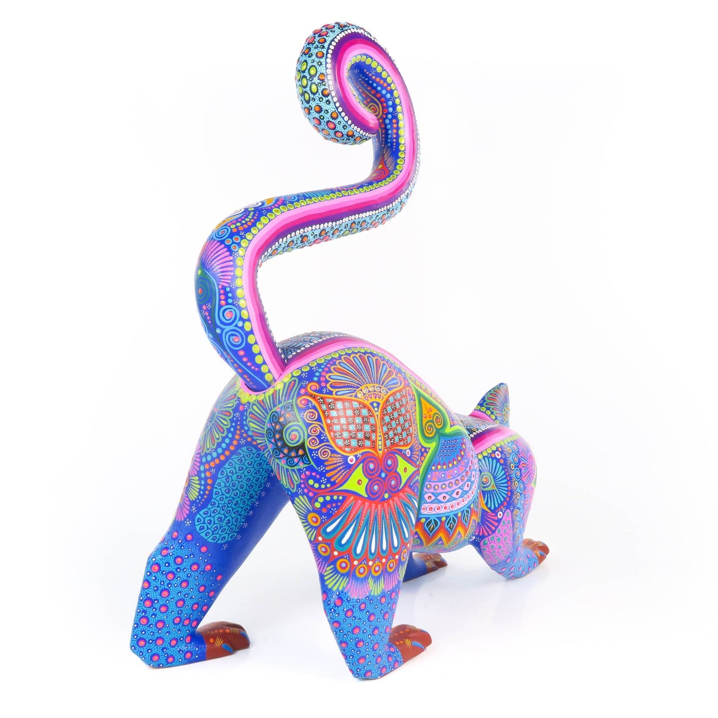 Large Lemur - Oaxacan Alebrije Wood Carving