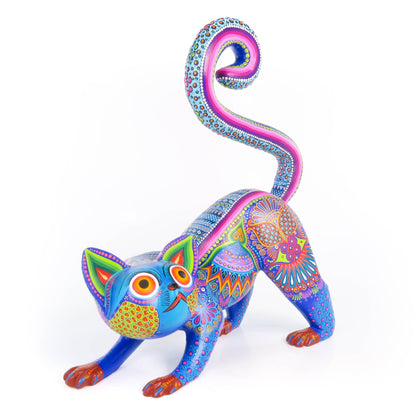 Large Lemur - Oaxacan Alebrije Wood Carving