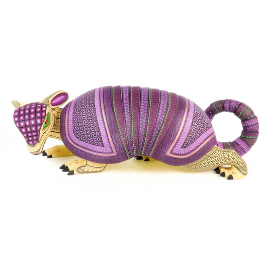 Large Masterpiece Armadillo - Oaxacan Alebrije Wood Carving