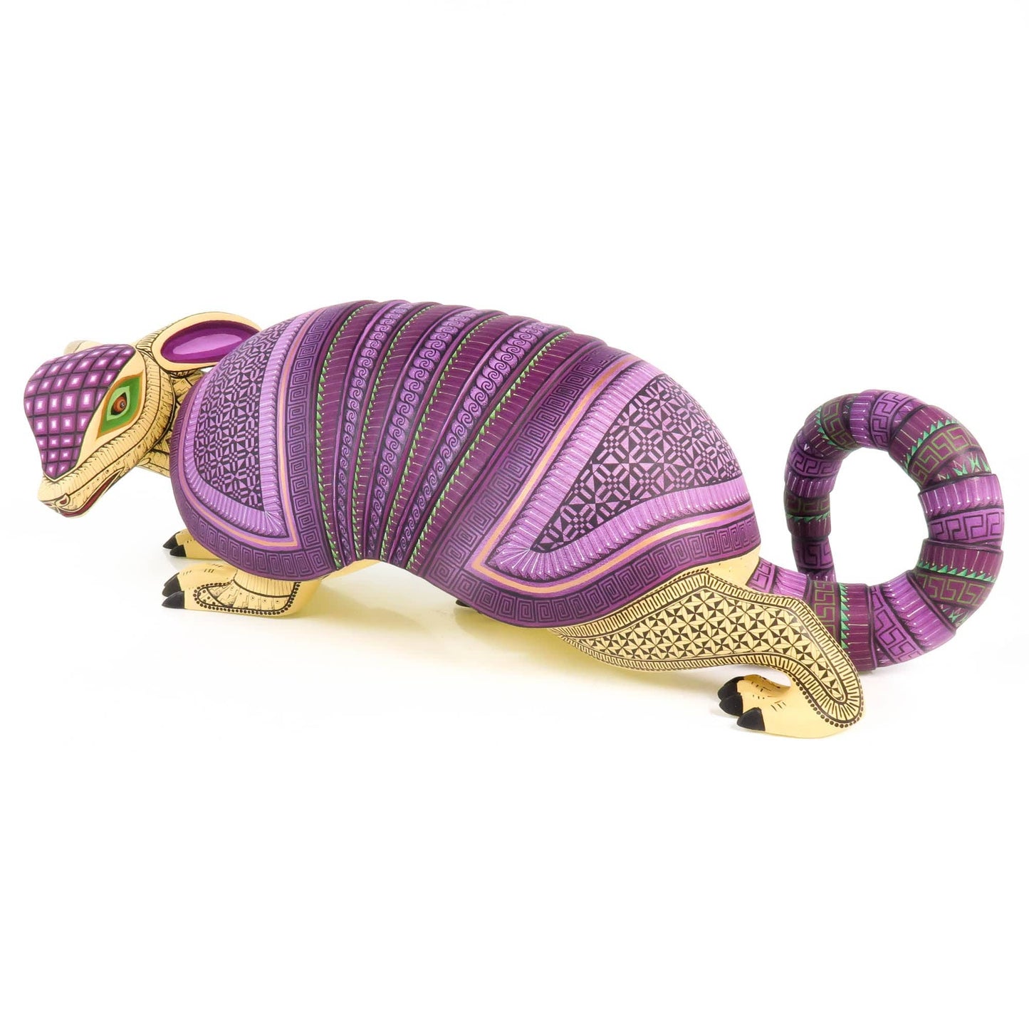 Large Masterpiece Armadillo - Oaxacan Alebrije Wood Carving