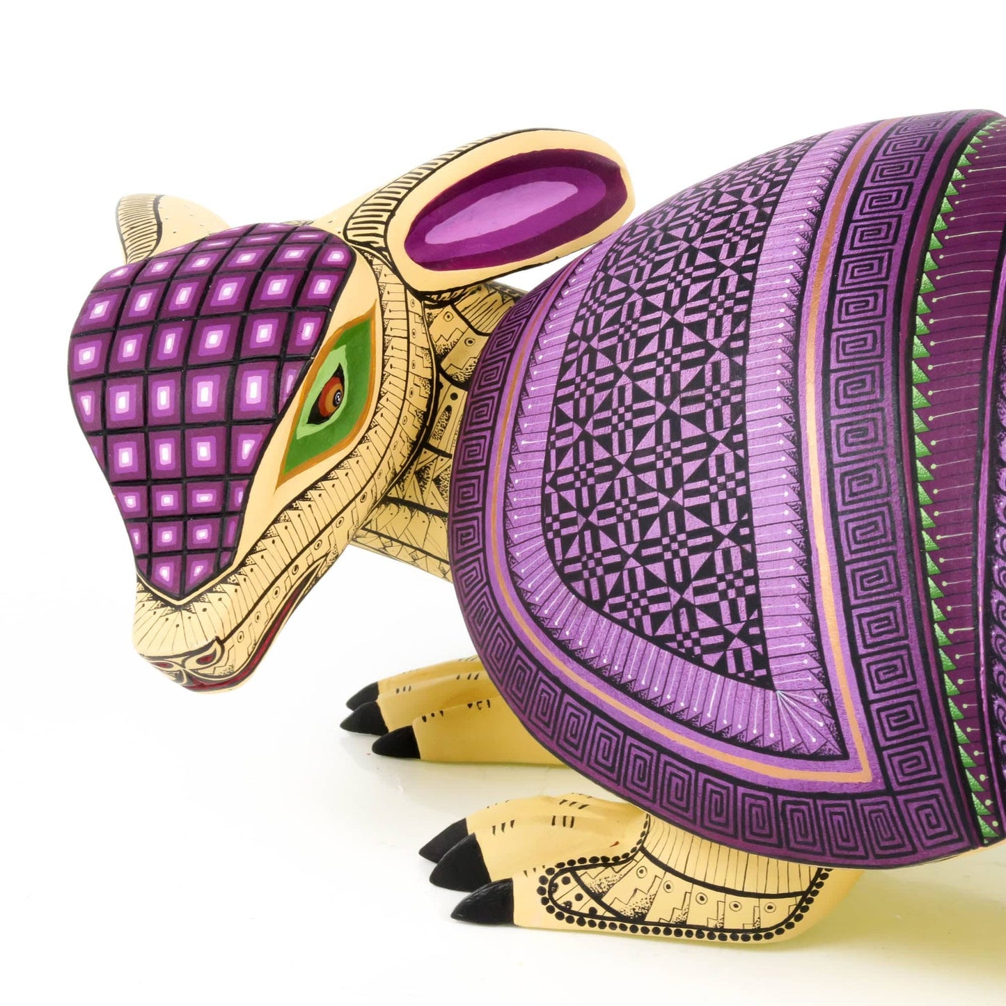Large Masterpiece Armadillo - Oaxacan Alebrije Wood Carving