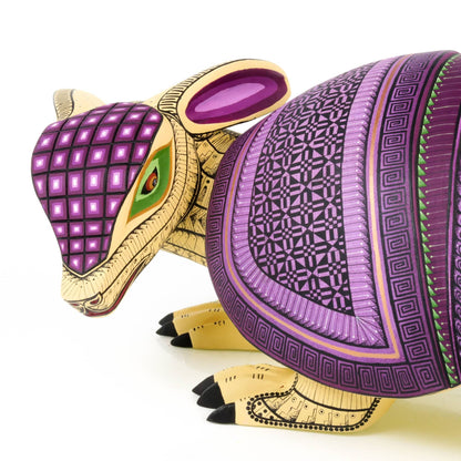 Large Masterpiece Armadillo - Oaxacan Alebrije Wood Carving