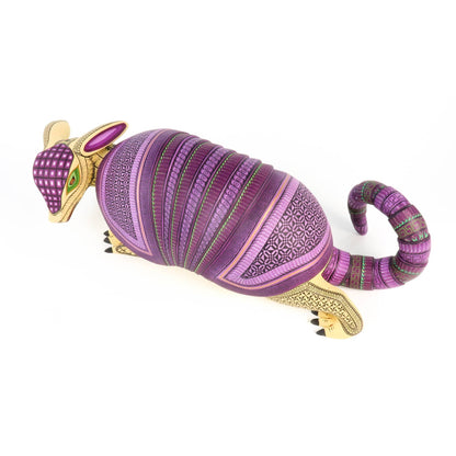 Large Masterpiece Armadillo - Oaxacan Alebrije Wood Carving
