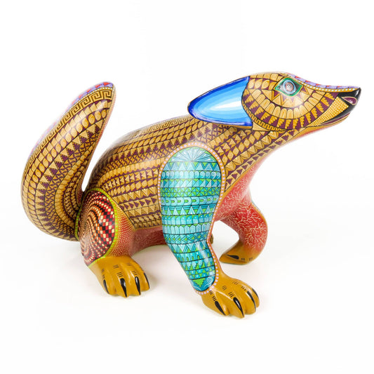 Zapotec Coyote - Oaxacan Alebrije Wood Carving