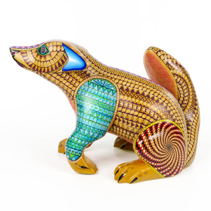 Zapotec Coyote - Oaxacan Alebrije Wood Carving