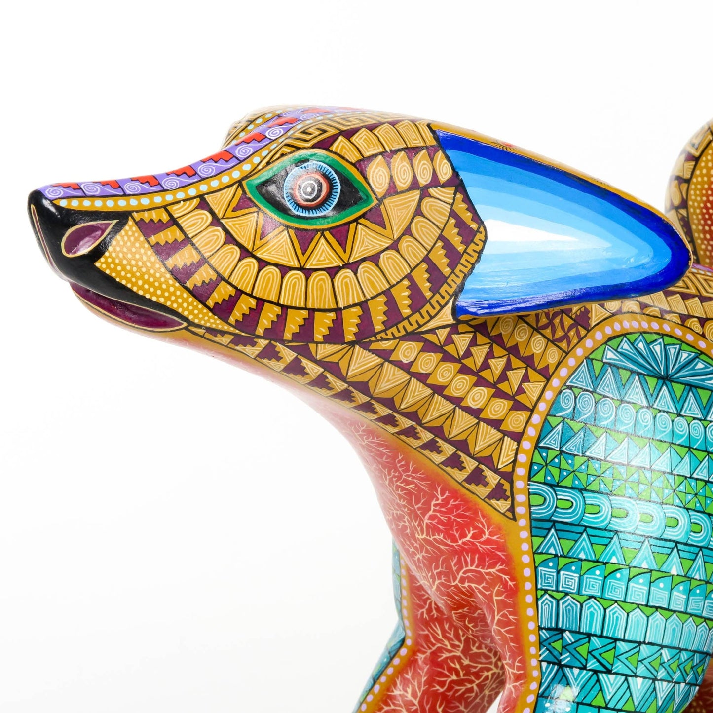 Zapotec Coyote - Oaxacan Alebrije Wood Carving