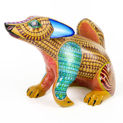 Zapotec Coyote - Oaxacan Alebrije Wood Carving