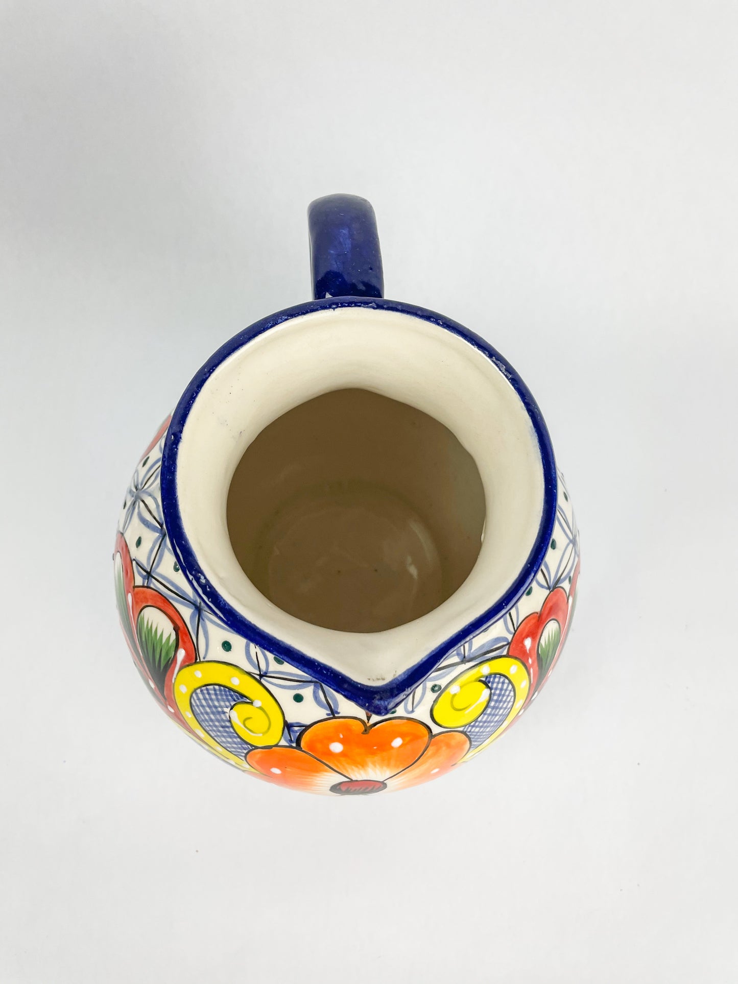 Talavera Water Pitcher Set 7 Pc Mexican Talavera pottery Pitcher With Tumblers