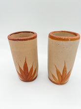 Load image into Gallery viewer, Terracotta Cups Mexican Clay Cups 2 Pc Set Traditional Mexican Clay Pottery
