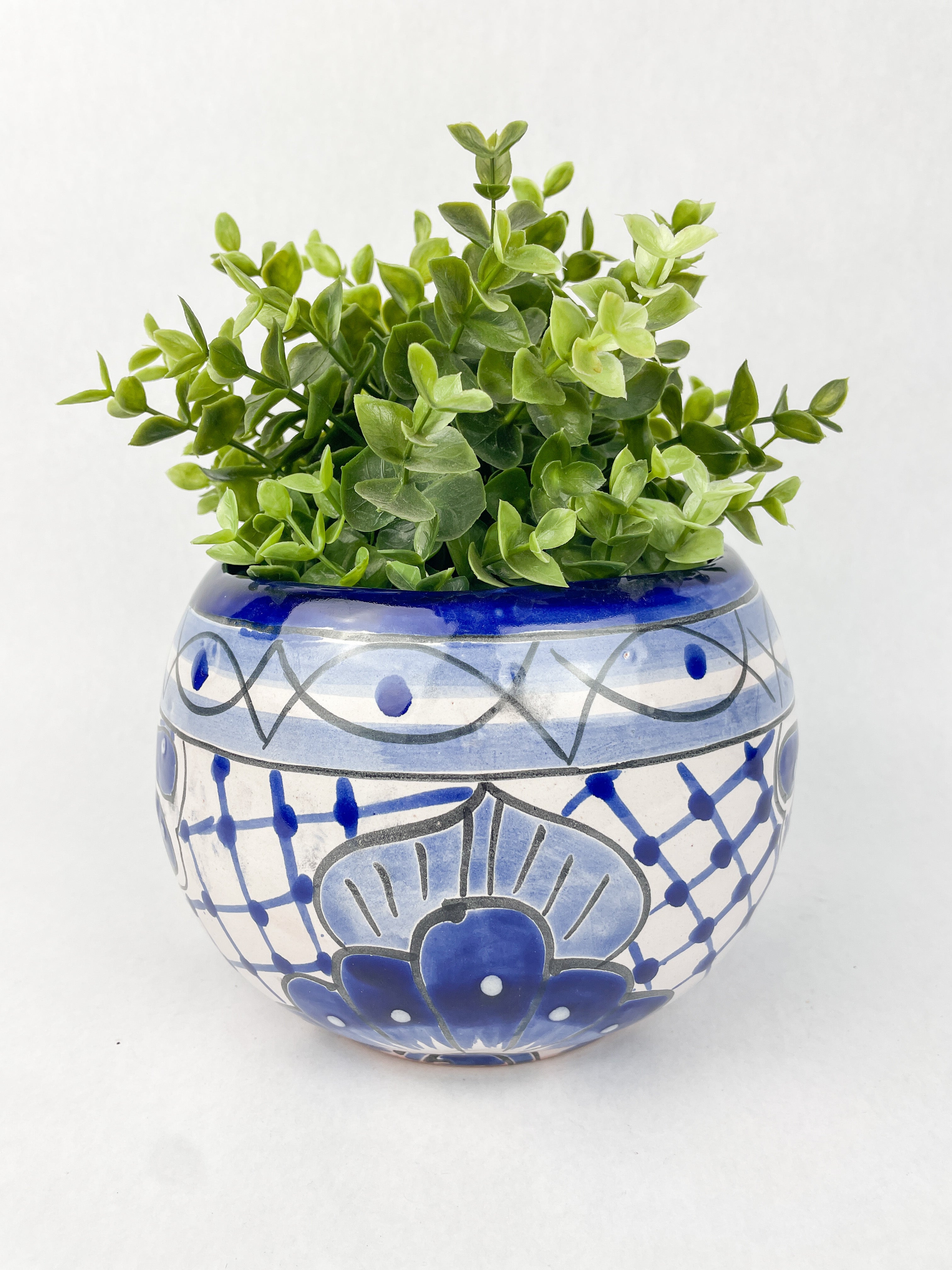 Colorful outlet Medium Vaso Talavera Pot