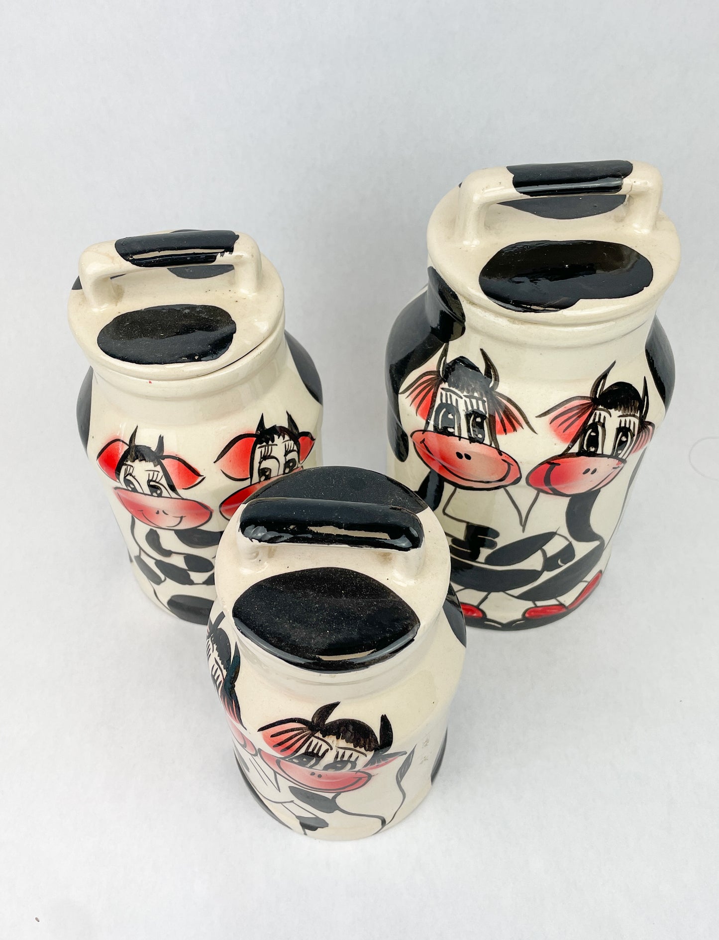 Talavera Canister Set 3 Pc Kitchen Canisters Cow Kitchen Decor