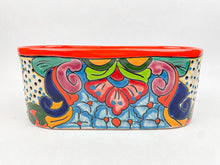 Load image into Gallery viewer, Mexican Talavera Planter 11 Inch Oval Mexican Pottery
